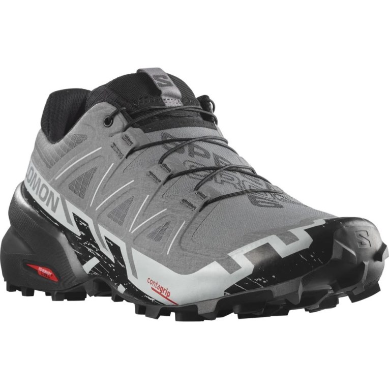 Grey Salomon Speedcross 6 Wide Men's Trail Running Shoes | IE GV6519